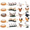 Growth Cycle Miniature Life Cycle Figures Cycle Duck Figurine White Goose Growth Cycle Simulation