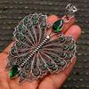 Chrome Diopside Gemstone Pendant : 925 Sterling Silver Handmade Jewelry Pendant