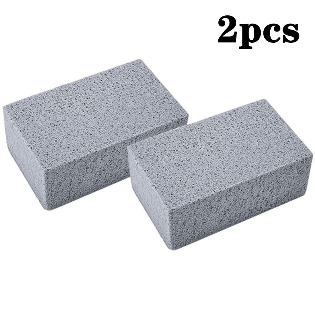 1-4pcs BBQ Grill Cleaning Brush Brick Block Barbecue Cleaning Stone Pumice Brick For Barbecue Rack Outdoor Kitchen BBQ Tools