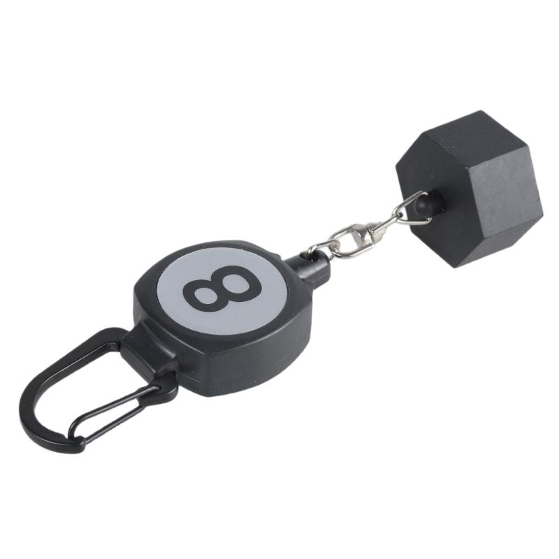 Snooker Cue Chalks Holder Billiard Cue Chalks Holder Pocket Tool Pool Chalks Holder with Retractable Buckle Easy to Use