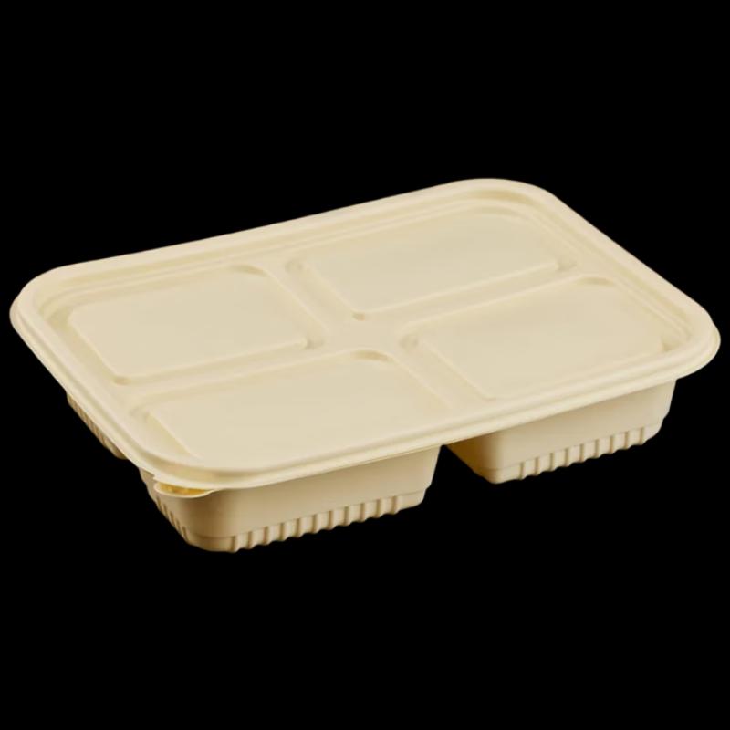 Compostable Corn Starch Compartmented Lunch Box