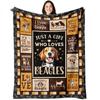 Beagle Blanket Cartoon Dog Flannel Blanket Sofa Blanket Suitable For Children Teen Adult Gift Blanket