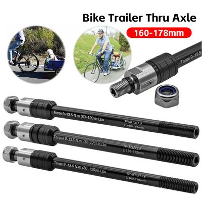 Nosič na kolo Pevná osa 160-178mm Nákladní přívěs Dětský přívěs Pevná osa Dětský přívěs Nákladní osa pro tažná zařízení jízdních kol