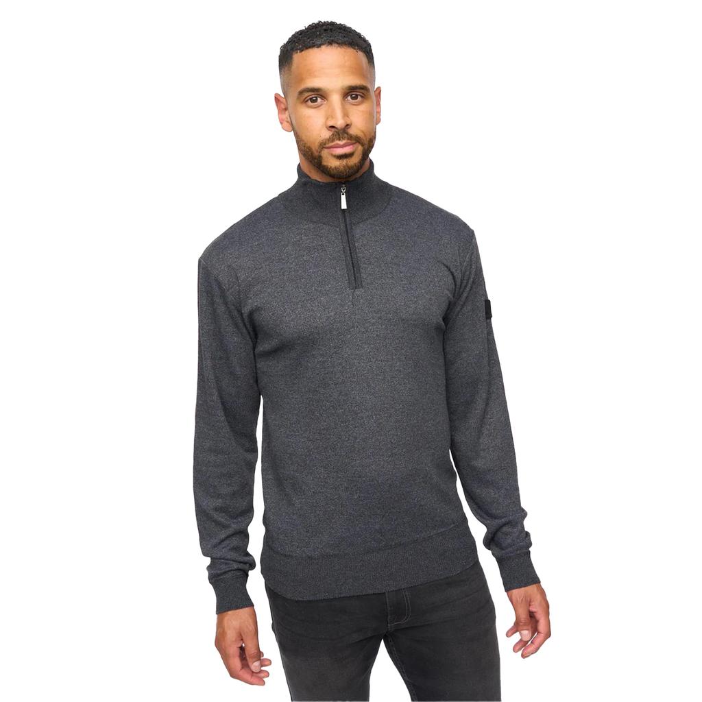 Bewley & Ritch Mens Delloway Funnel Neck Jumper