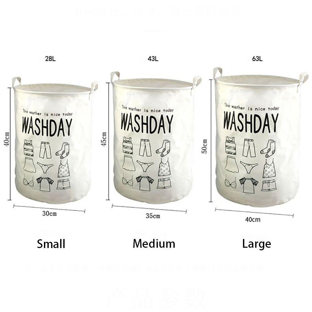 1Pcs Dirty Clothes Organizing Home Organizer Cotton Linen Material Toy Storage Hamper