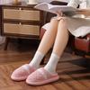 Winter Baotou Cotton Tugs Home Warm Fleece Comfortable Couples Indoor Home Non-slip Cotton Slippers