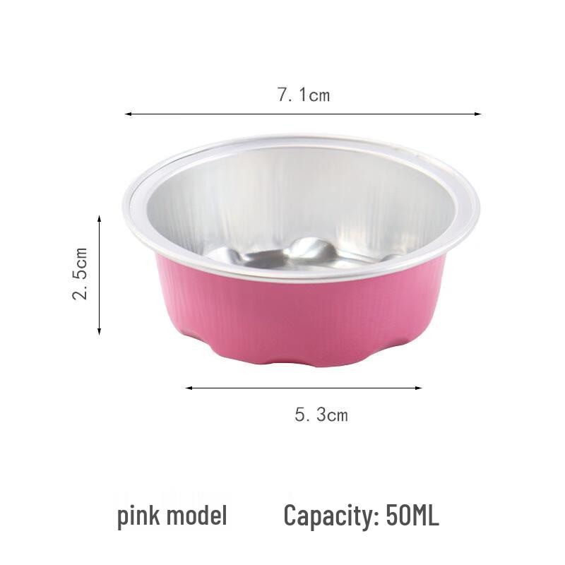 WS 50ml Aluminum Foil Baking Cups for Desserts (2000 Count)