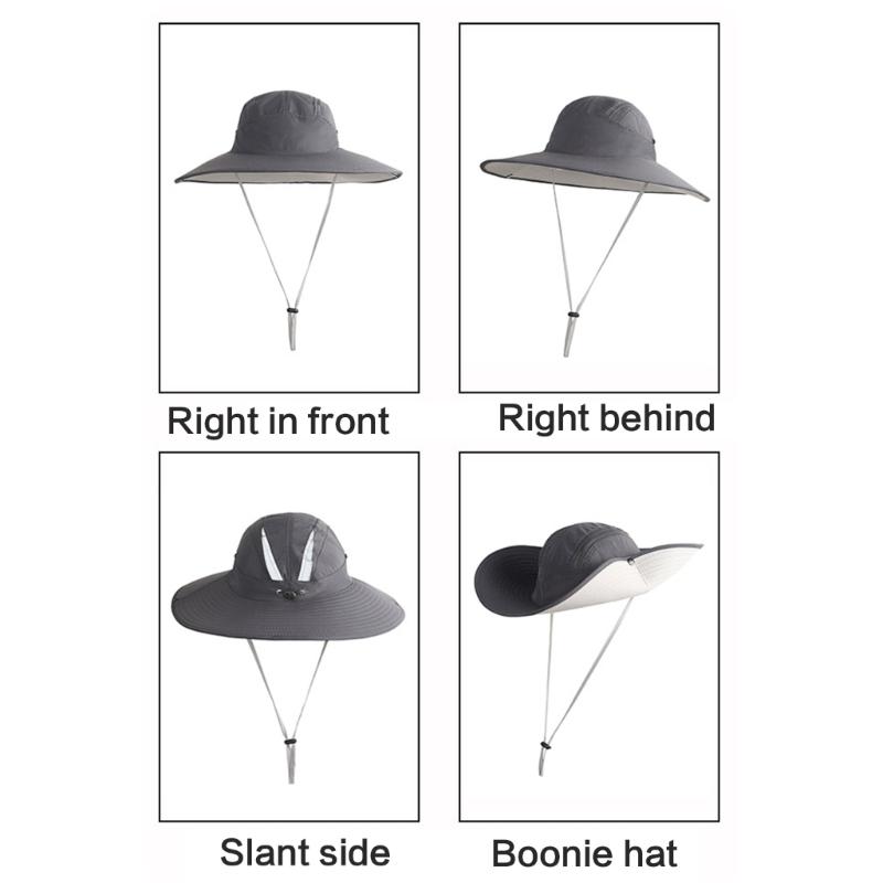Men's Solar Powered Rechargeable Fishing Hat With Fast Drying and High Speed Fan For Outdoor Activity Fishing Headwear