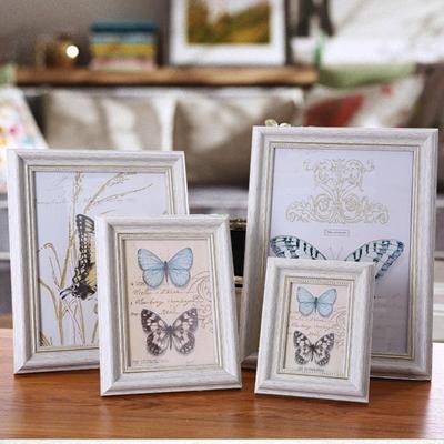 1pcs Europe Style Resin Photo Frame Rectangle Picture Frames Living Room Tabletop Ornament Home Decoration