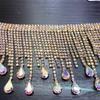 10cm DIY Crystal Diamante Trimming Tassels Fringe Sewing Crafts Chain Accessory