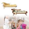 DIY Mini Bench Chair Lounge for 1/12 Dollhouse Wooden Sofa