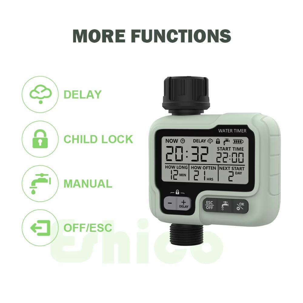 Intelligent Automatic Water Timer Timeable Garden Sprinkler Timer  Hotel