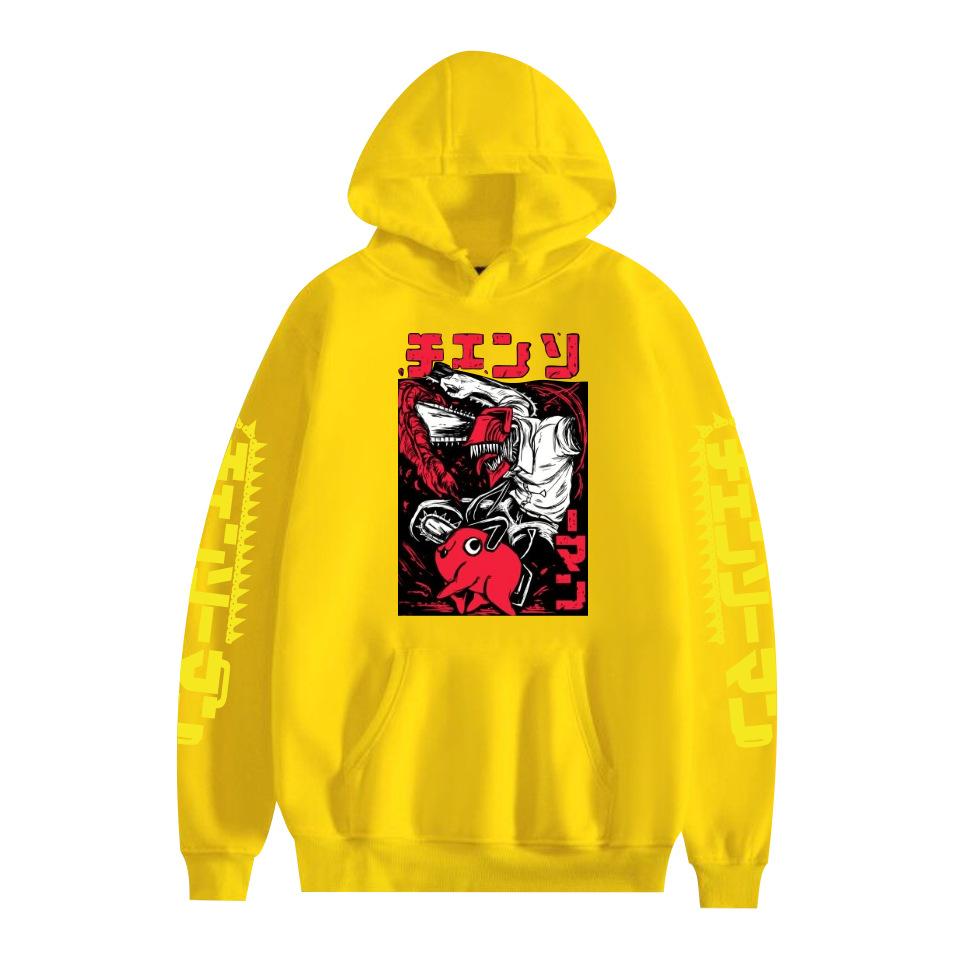 Chainsaw Man Hooded for Aldult Streetwear Hoodie Printed Unisex Hooded Pullover