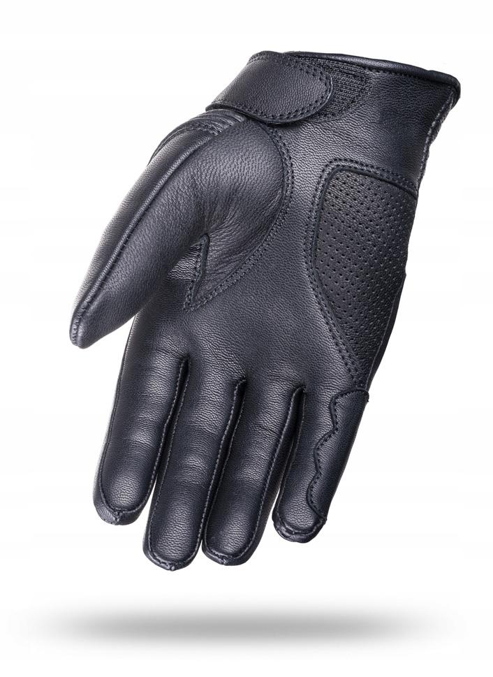 Wolf Lekkie Mocne Rękawice Motocyklowe Ze Skóry Black M