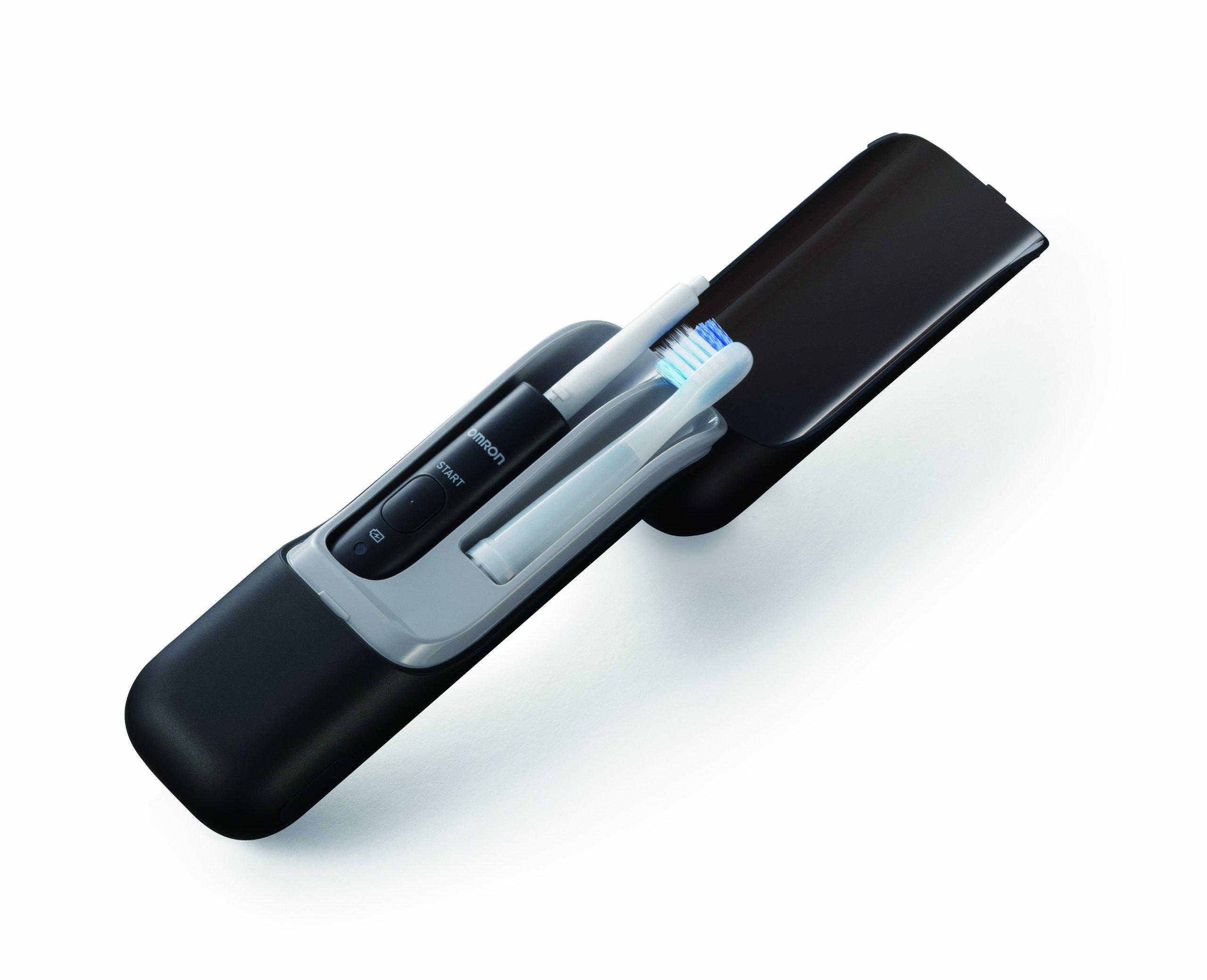 

Электрическая зубная щетка Omron Sonic Mediclean PORTABLE черная HT-B601-BK