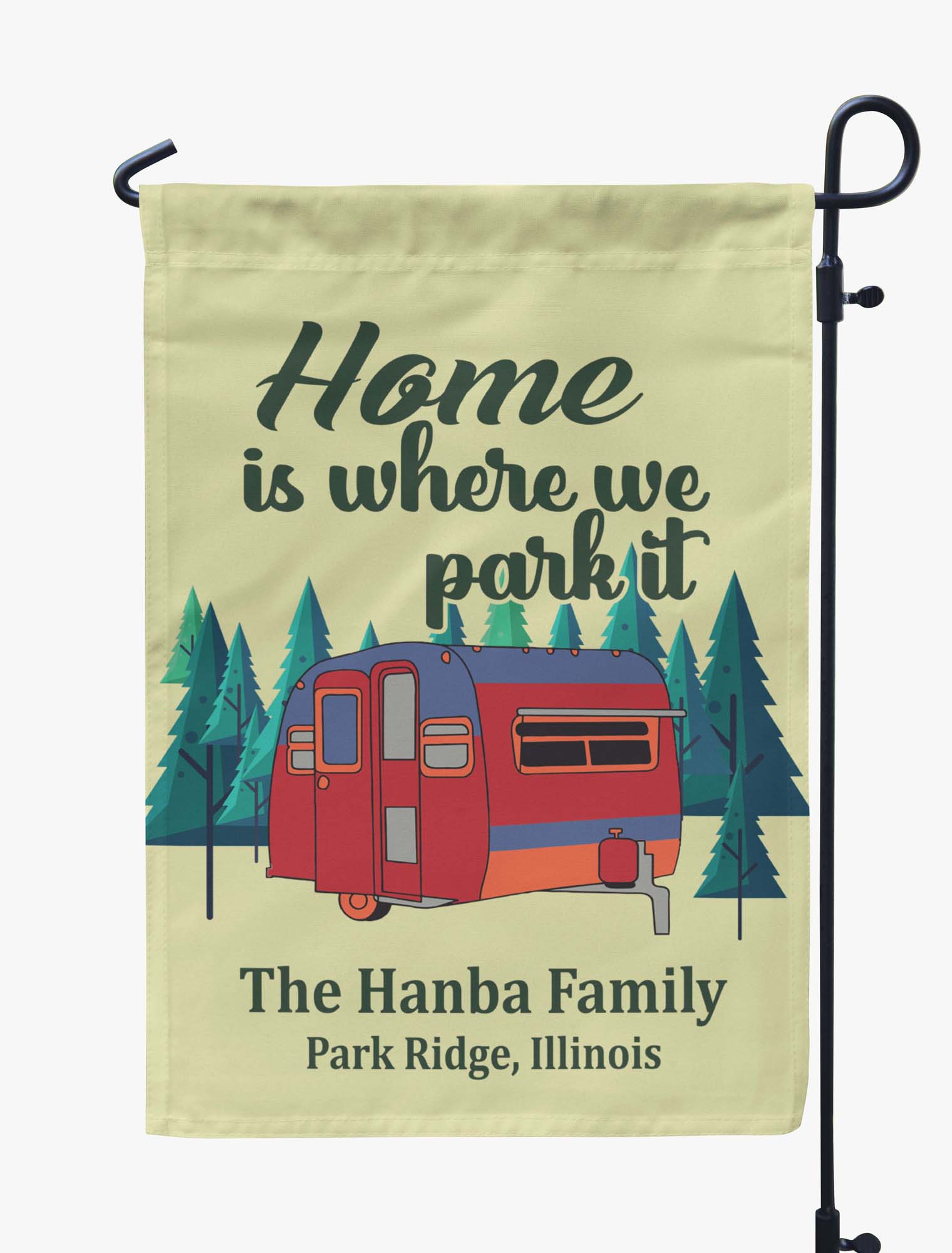

Printtoo Tan Home Is Where We Park It Motorhome Personalized CampingA FlagsA For Campers Double SidedA FlagA CampsiteA FlagA Outdoor Garden 12.5 x 18 Inches дубильная кора