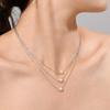 Elegant Three-Layer Freshwater Pearl Necklace - Women’s French Style Jewelry