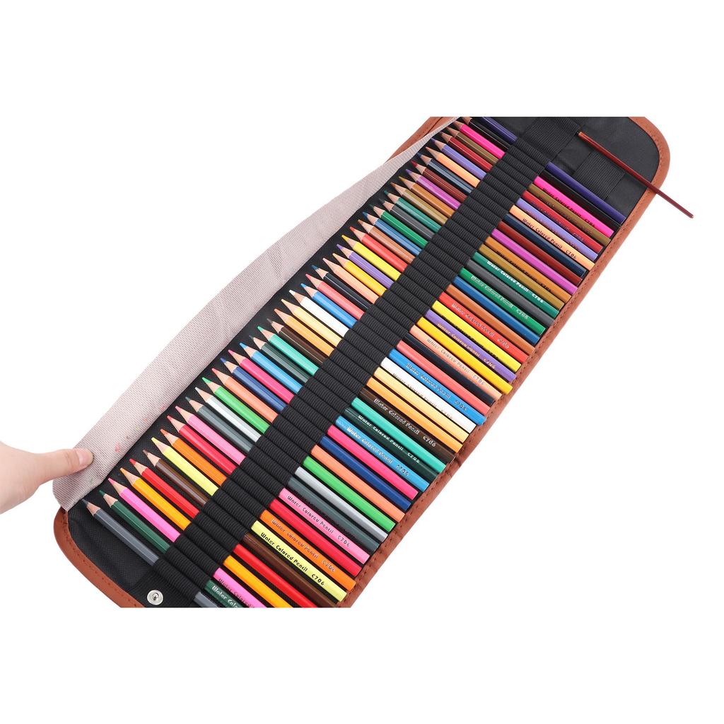 Colored Pencils 48 Colors Hexagonal Pen Holder Professional Coloring Pencils for Sketching Color