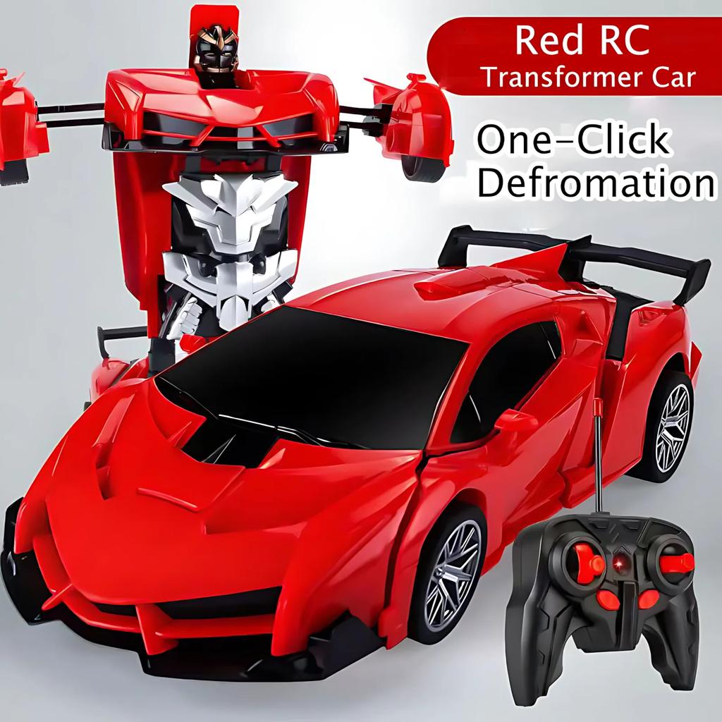 Electric RC Car 2 In 1 Transformation Robots Sports Vehicle Model Robots Boys Toys Remote Cool RC Deformation Cars Kid Toy Gift
