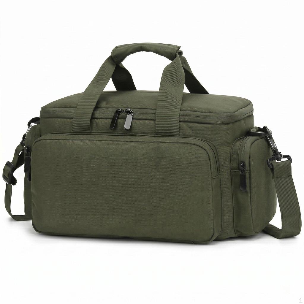 Large Capacity MultiPocket DSLR Camera Bag Portable Shoulder Crossbody Oxford Cloth for Outdoor