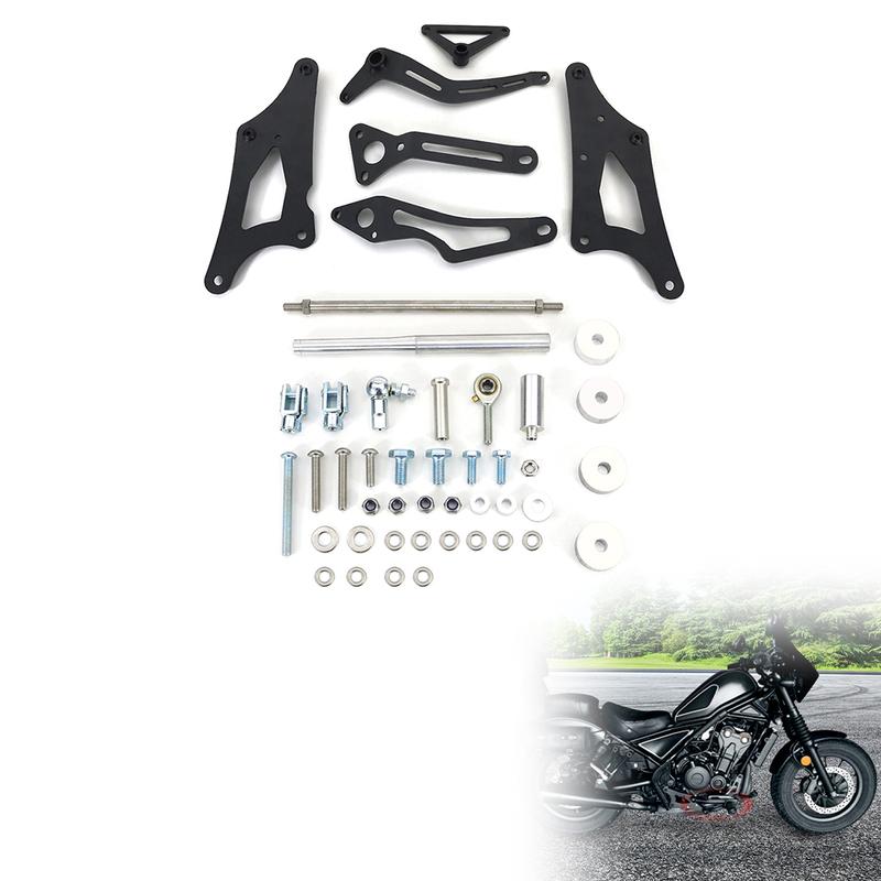 Motorcykeltilbehør Fremadrettede Fodhviler til Honda CMX 500 Rebel 2017-2020 2021 2022 2023 2024 2025 Fodstøtte Fodhviler Justerbar