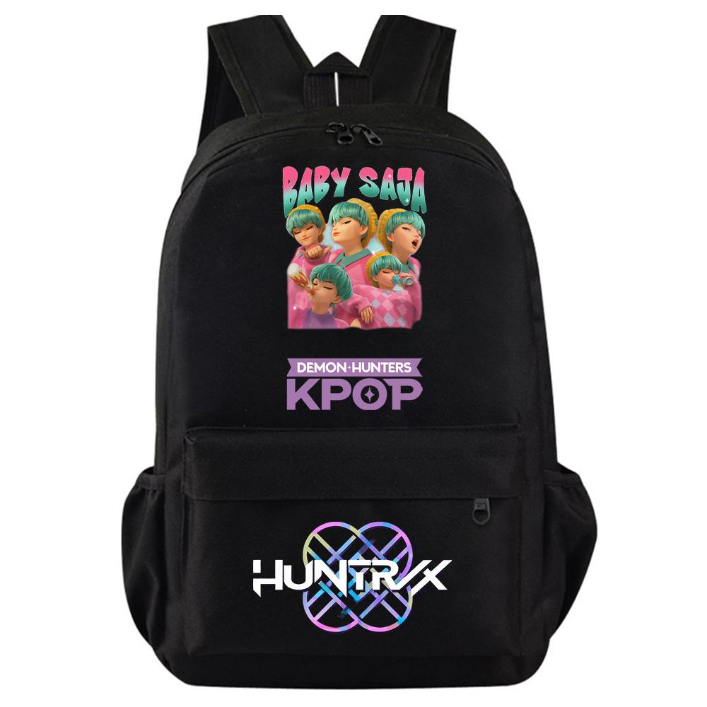 Kpop Dämonenjäger Bedruckter Rucksack für Teenager Studenten Mädchen Jungen Schultasche Schultasche Damen Große Kapazität Reisetasche Kindergeschenk Rucksack
