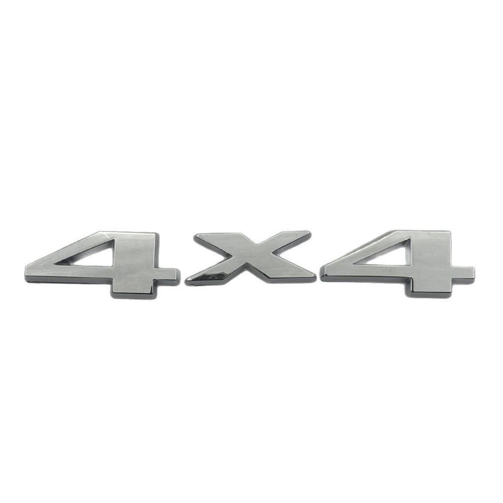 3D Metal 4X4 Off-Road Emblem for Grand Cherokee, Wrangler, Compass - Four-Wheel Drive Car Tail Badge Sticker