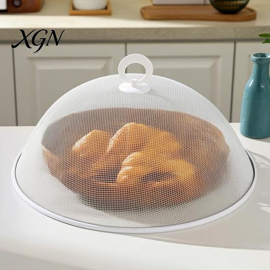 Rostbeständiges Lebensmittelschutznetz für Terrassenabdeckung mit Griff, Langlebiger Edelstahlschutz, Leichte Abdeckungen für Griffe, Zelte, Geschirr und Obstschalen