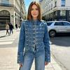 2025 Autumn/Winter Women's Casual Round Neck Long Sleeve Button-up Cardigan - Lazy Style