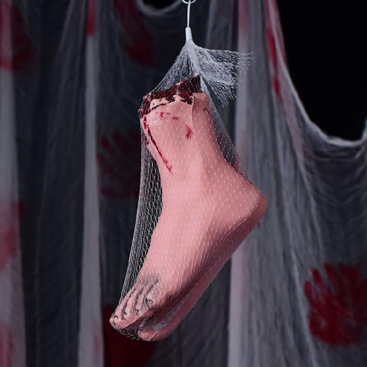 Simulation Hand Creepy Finger Foot Scary Props Halloween Party Decoration Supply