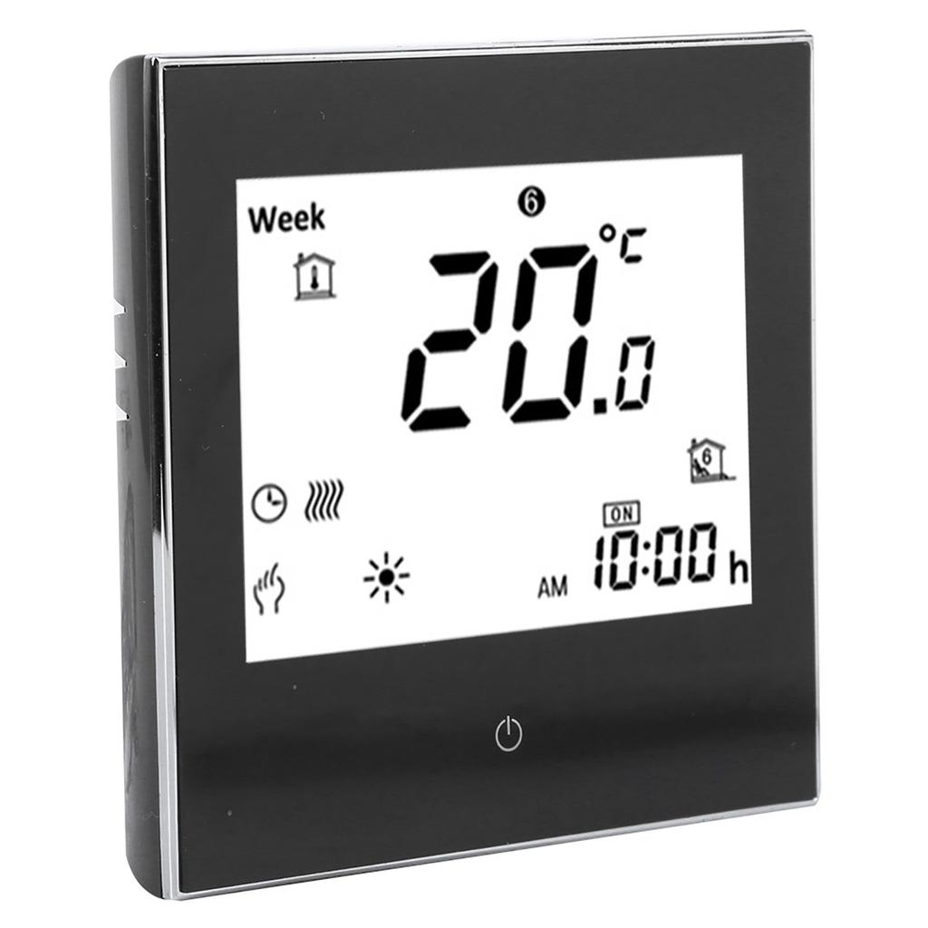 Heating Room Thermostat Weekly Programmable LCD Display Touching Screen 5A AC110‑230V