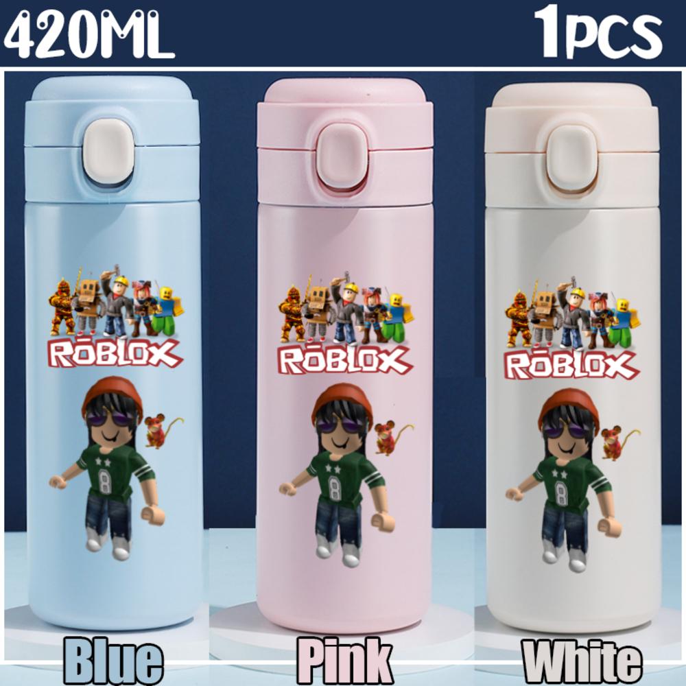 420ML Gourde Roblox Game Straight Drinking Cup Anime Water Bottle DynaBlocks 304 Stainless Steel Thermos Cup Holiday Gifts