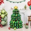 9pcs/set Christmas Tree Aluminum Foil Balloon Extra Large Free-Standing Decor Party Festive Ornament Photo Prop Home Decorations