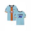 2025 Nuova Squadra di Atletica Corsa Tuta da Motociclista Gulf Oil T-shirt a Maniche Corte Asciugatura Rapida Stampa 3D da Uomo