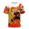 2026 New Demon Slayer Daki & Gyutaro T Shirt For Men 3D Print Anime Graphic Tee Short Sleeve Round Neck Casual Streetwear Tops