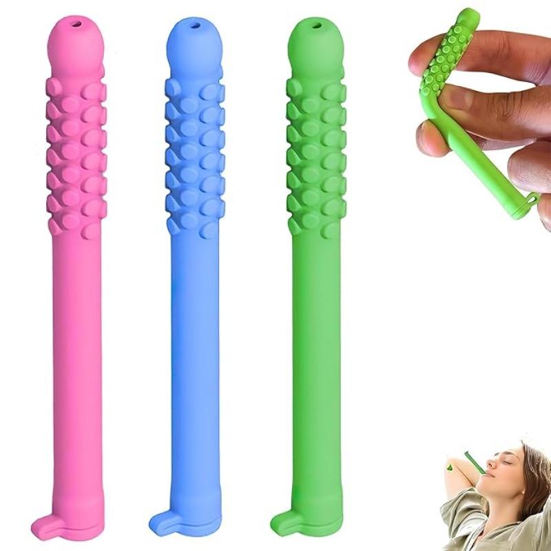 Chewable Essential Oil Breath Stick,Chewable Breather Quit Smoking Breather Quit Smoking with Essential Oil,Portable Breath Freshener
