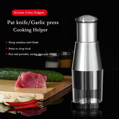 Garlic Crusher Pressing Handheld Food Chopper Slicer Dicer Mixer Kitchen Vegetable Slicer Peeler Tools for Kitchen Restaurant