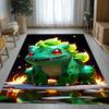 Kawaii Pokemon Pikachu Cartoon Living Room Non-Slip Area Rug Soft Carpet for Bedroom Kids Playroom Sofa,Home Decor Doormat Gift
