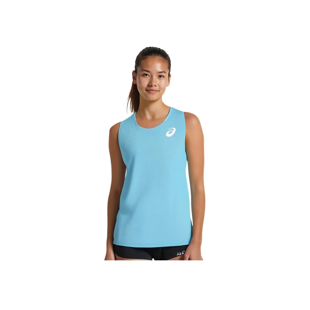 Asics Débardeur Elite Professionnel d'Équipe Décontracté Confortable Respirant Séchage Rapide Femmes Hauts Bleu 2012C711-400