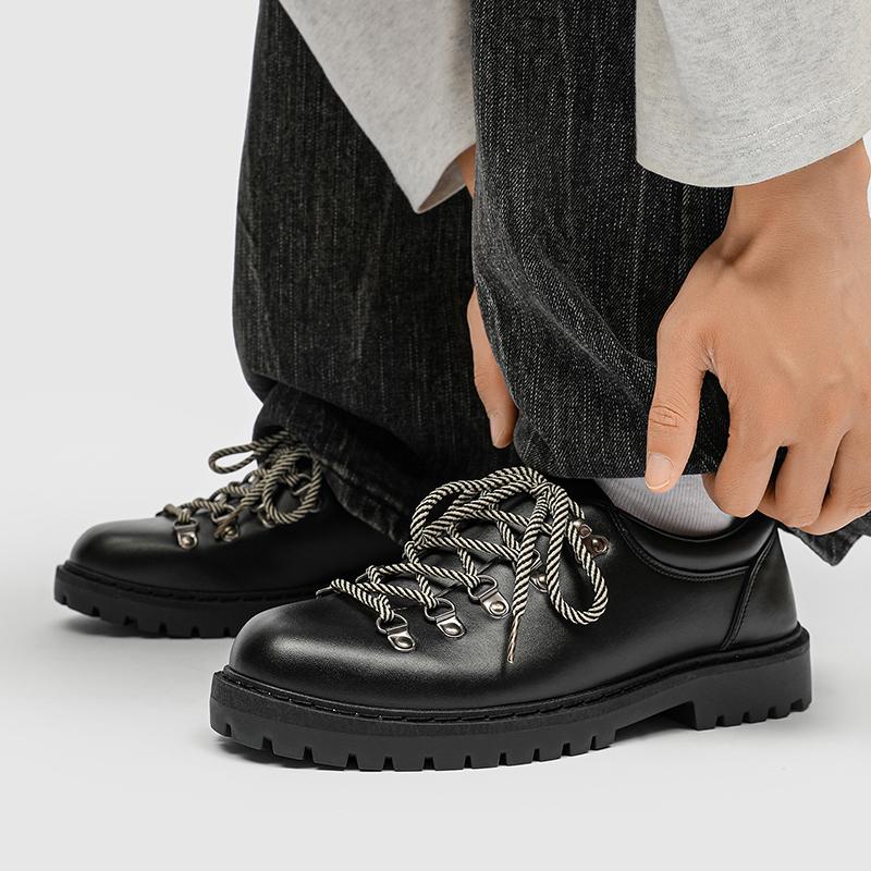 Осенний ретро удобный новый тренд универсальный модный повседневный спортивный низкий бизнес нишевый мужская обувь тренд 39 чёрный