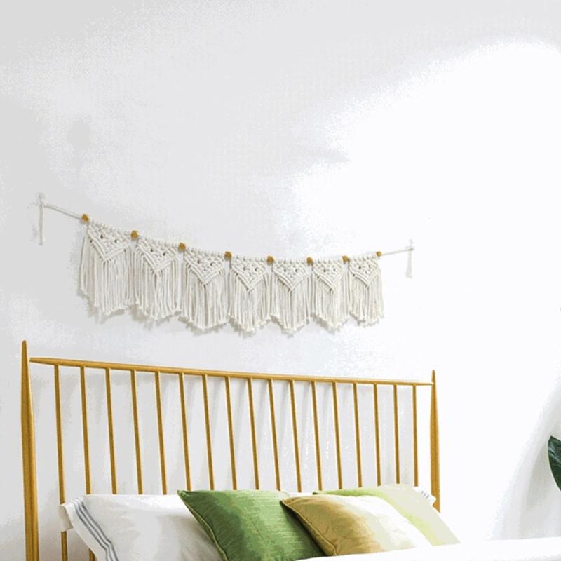 Handwovens Macrames Tapestry Wall Hanging Tapestry For Bedroom Ambiances Hanging Pendants Decoration Present for Family