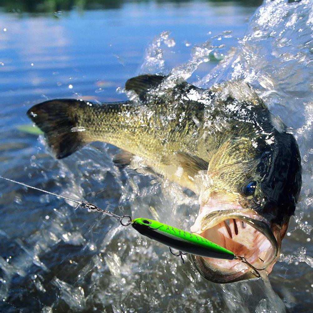 Lure False Bait 3.5g 5g 8g Simulated Bait Bent Mouth Sea Bass Through Kill Fish Bait with Blood Tank Hook Configuration