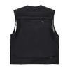 Manatsulife Men's Mesh Vest, Photographer's Vest, Fishing Vest, Multifunctional Jacket, Breathable, Outdoor, Large Sizes, Multicolor, 7898 (Black, XL)