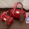 Bolsa Boston de Mão - Bolsa de Ombro Único, Moderna e Casual para o Dia a Dia, Bolsa Transversal