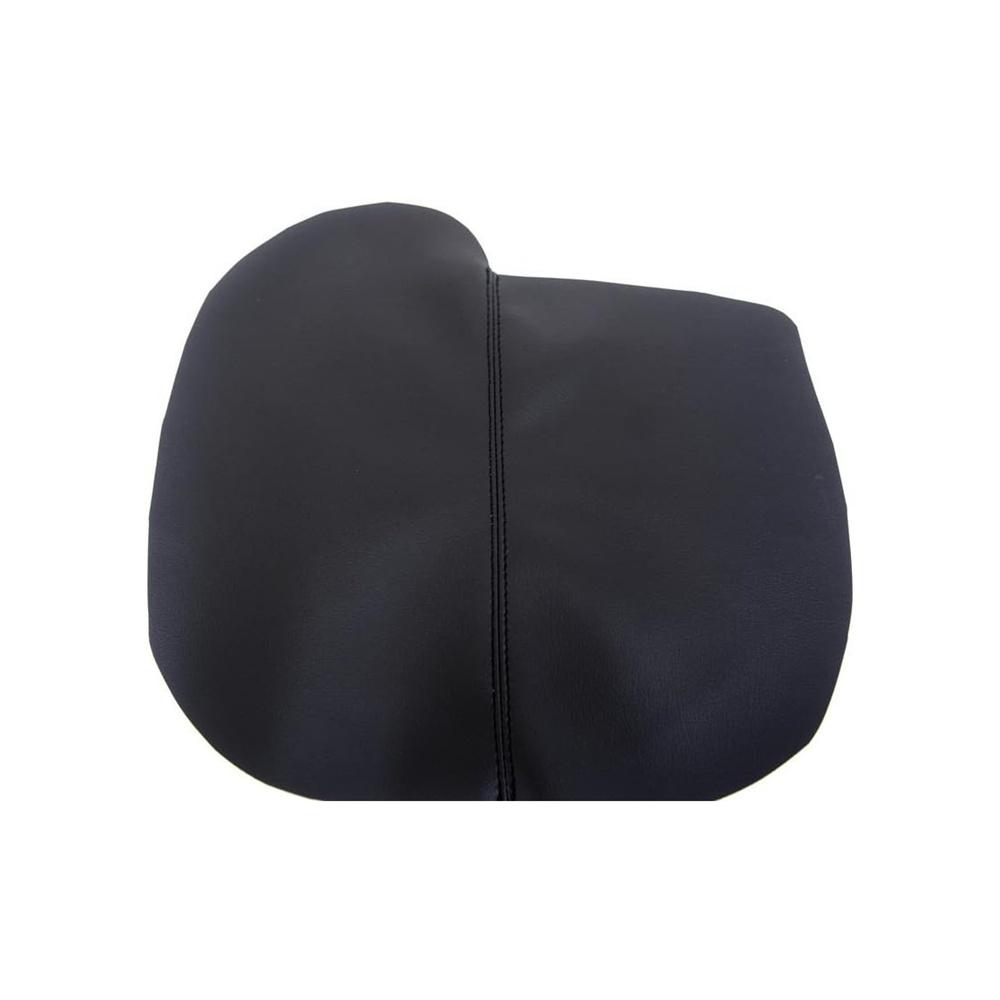 Microfiber Leather Center Console Lid Armrest Cover Black For Honda Accord 2013-2017