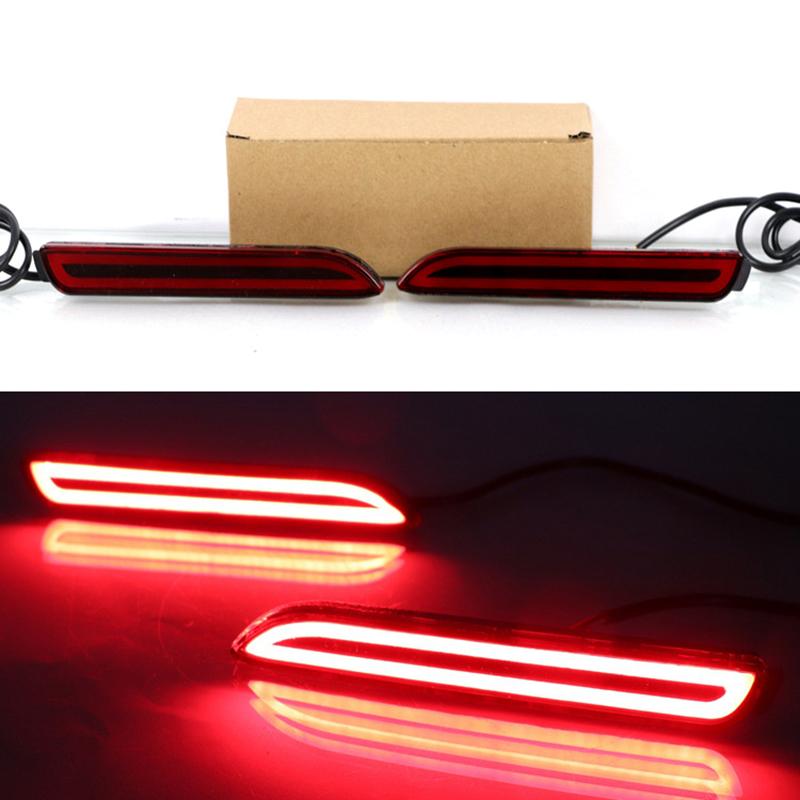Auto Stoßstange Hinten Reflektor Licht Rücklicht Auto Bremslicht Langlebig 3 Funktion Nebel Lampe Fit für Toyota Camry Sienna venza