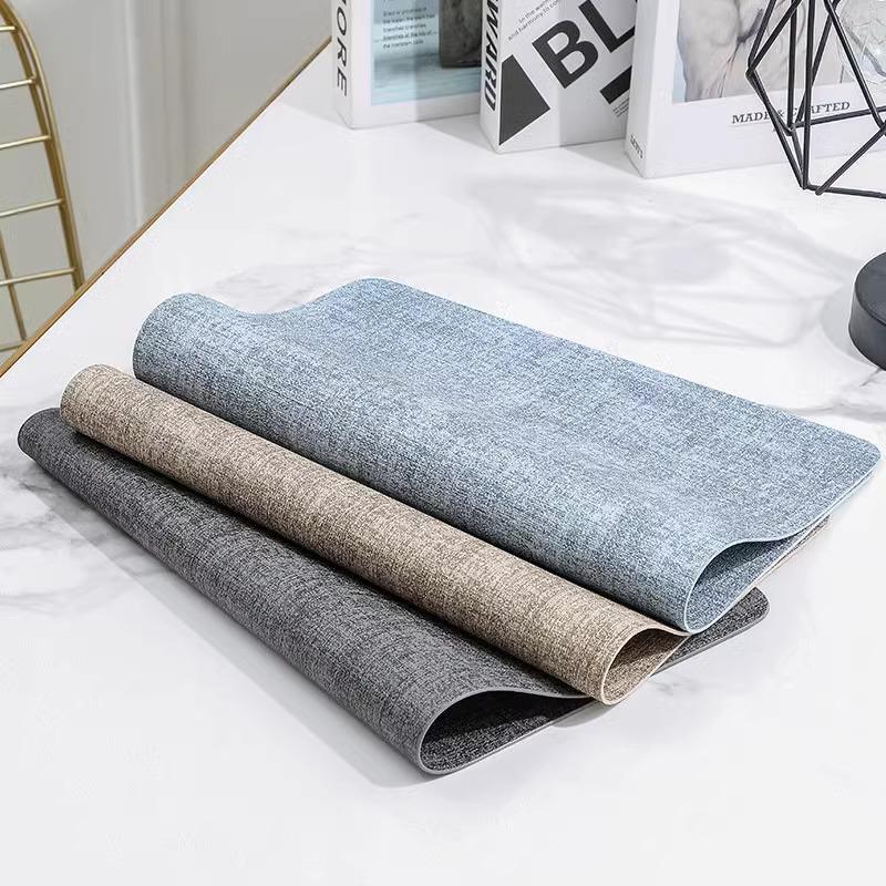 Dual-Sided Luxury Leather Placemat - Nordic Minimalist Design, High-end Waterproof & Heat-resistant Table Mat for Western Dining.