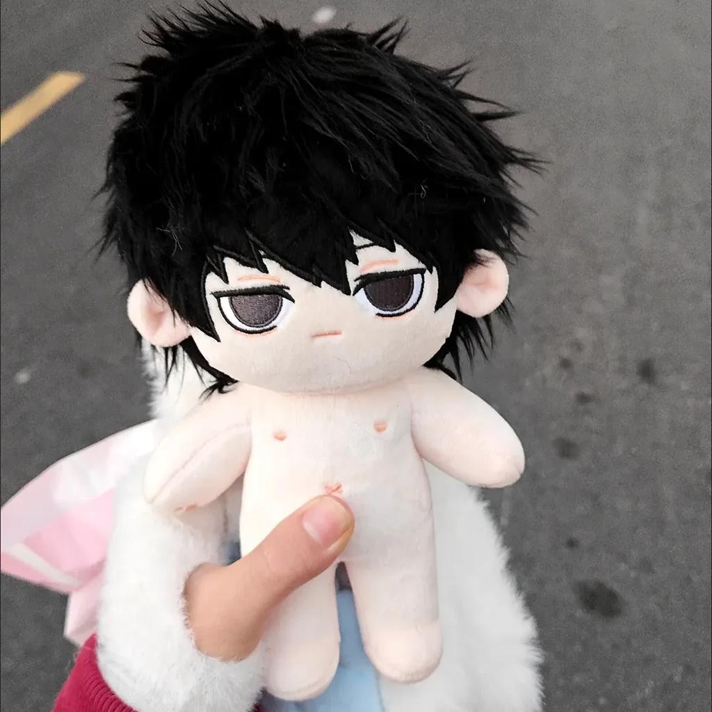 20cm Death L.Lawliet Cotton Stuffed Doll Animation Plush Dress-up Toys for Children Adults Handsome Collectibles Gift Dolls
