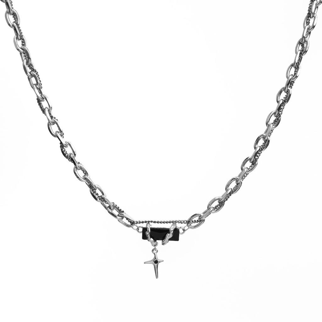Jewelry Cross Titanium Steel Necklace Accessories Men's New High-end Men's Necklace Autumn and Winter