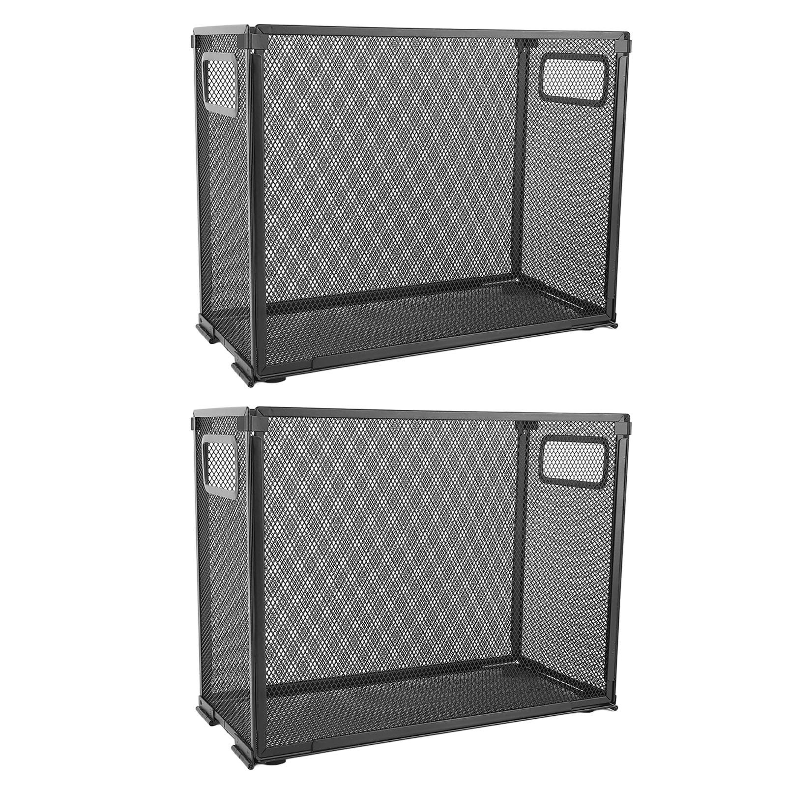 

2 шт. Складной сетчатый держатель для файлов из металла, органайзер для файлов для писем, юридических документов, папок, офиса